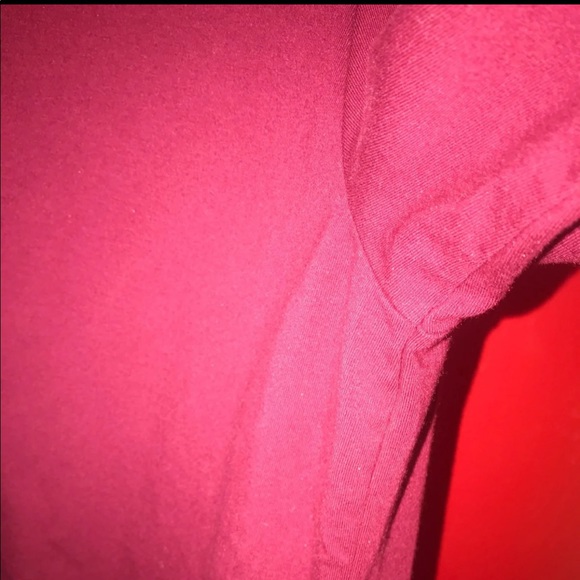 Karen Scott Red long sleeve shirt with bow Large - Picture 3 of 5